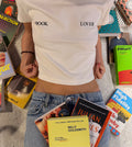 BOOK LOVER Baby Tee