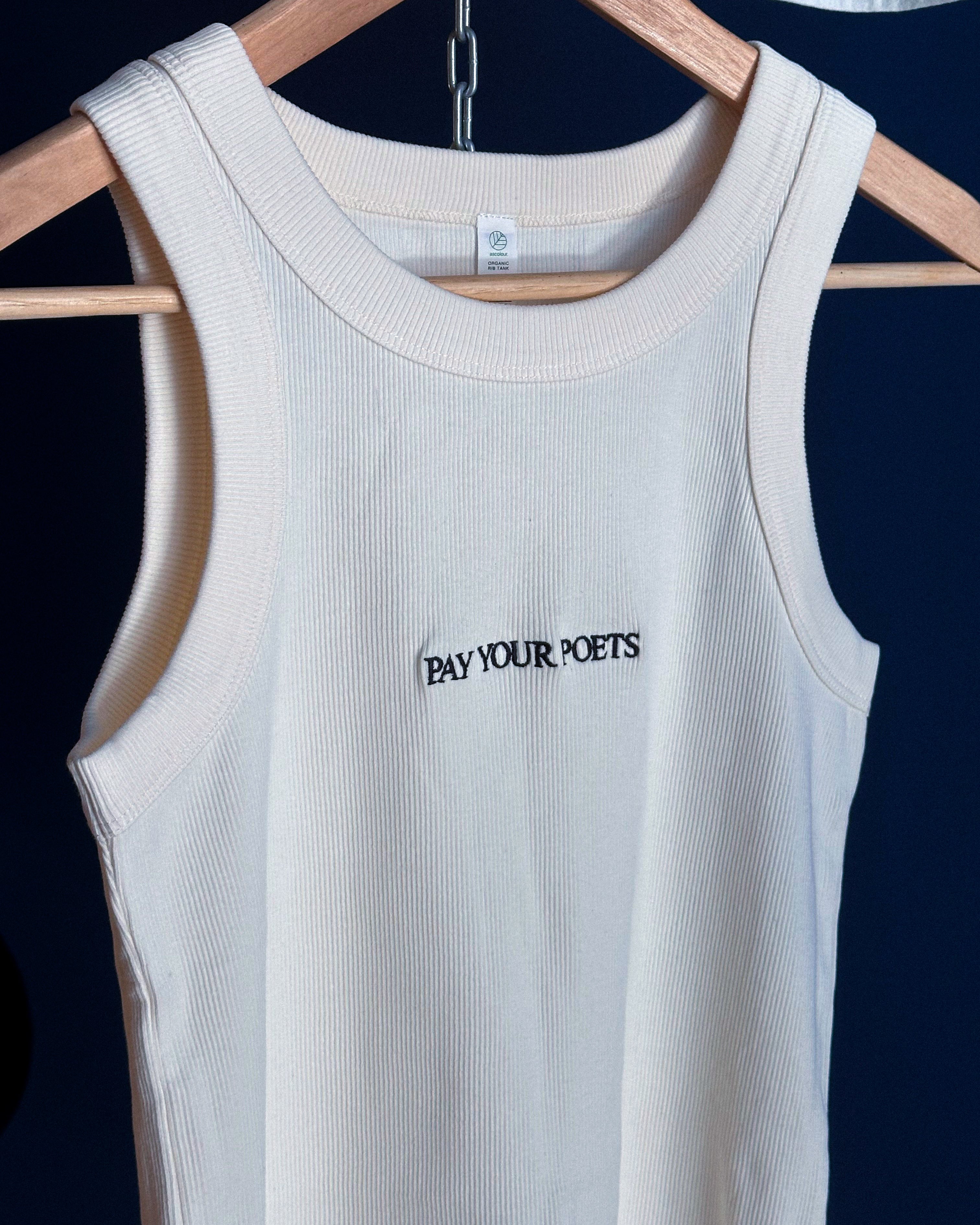 Tank Top — "Pay Your Poets"