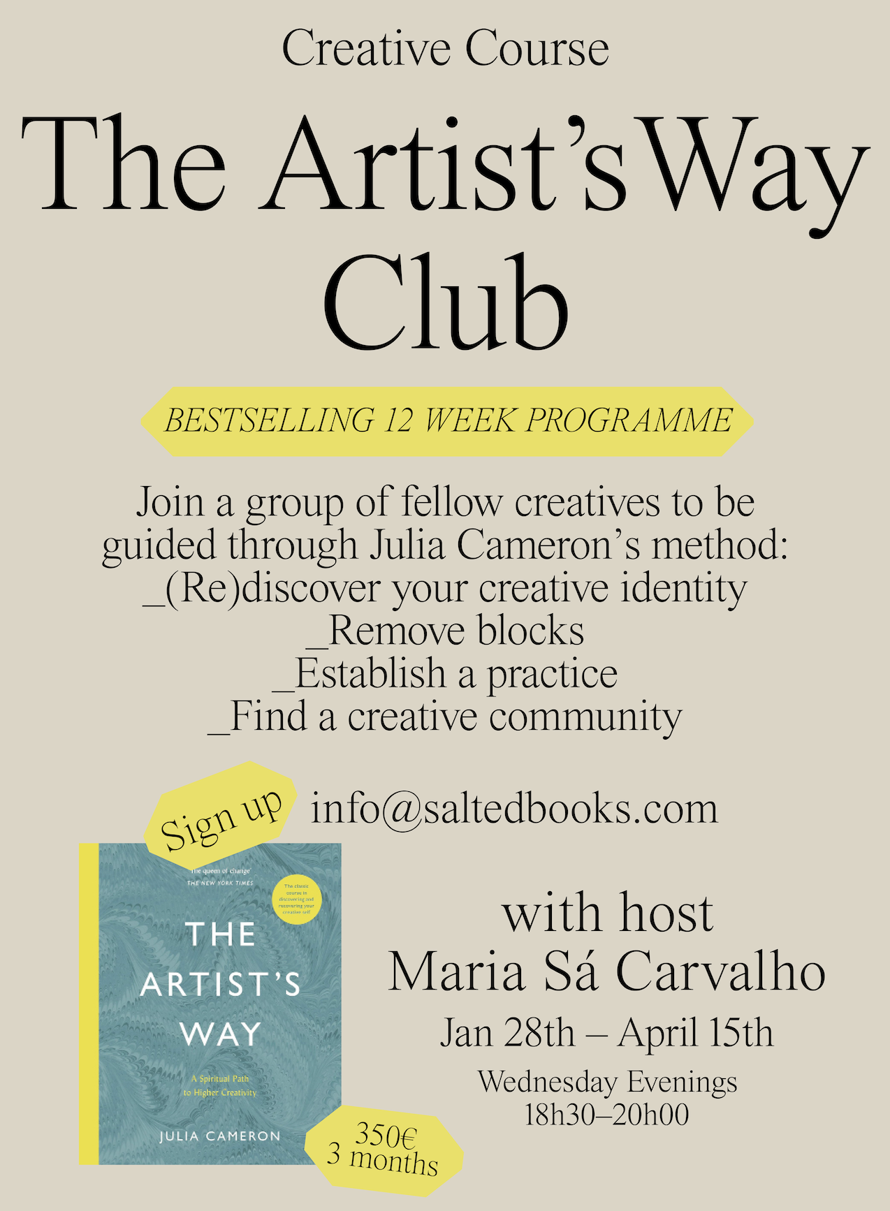 ARTIST'S WAY CLUB 1st Edition (FULL)