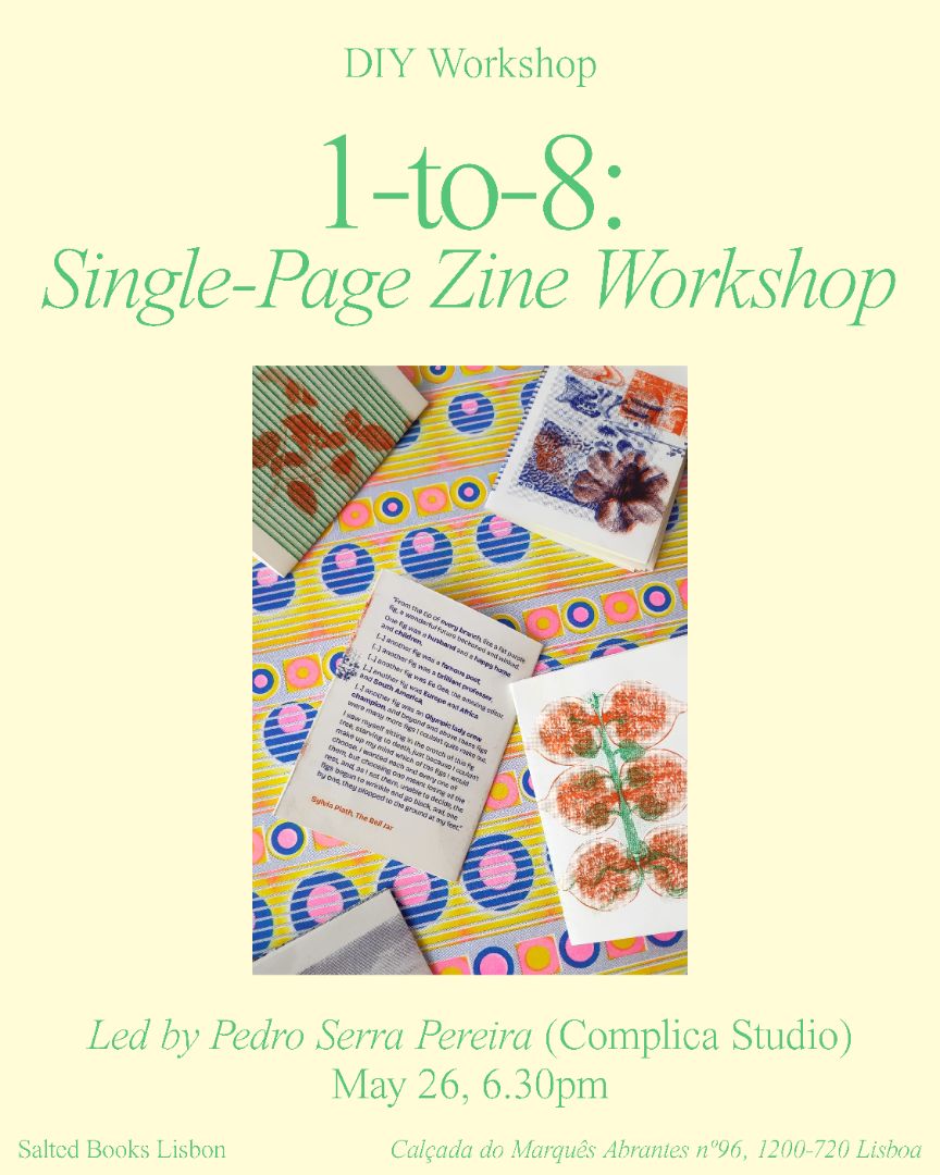 1-to-8: Single-Page Zine — Workshop