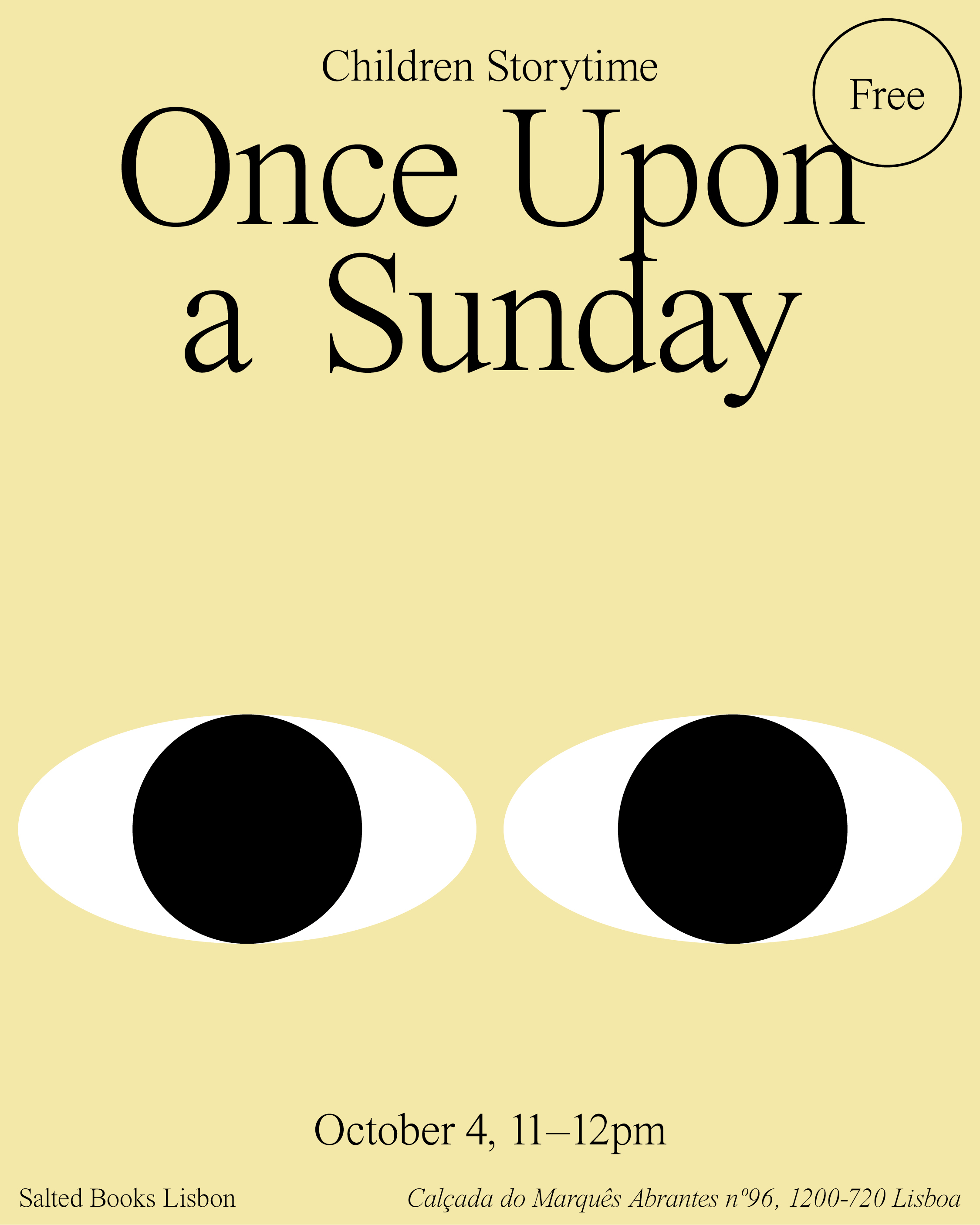 Once Upon a Sunday — Children Storytime