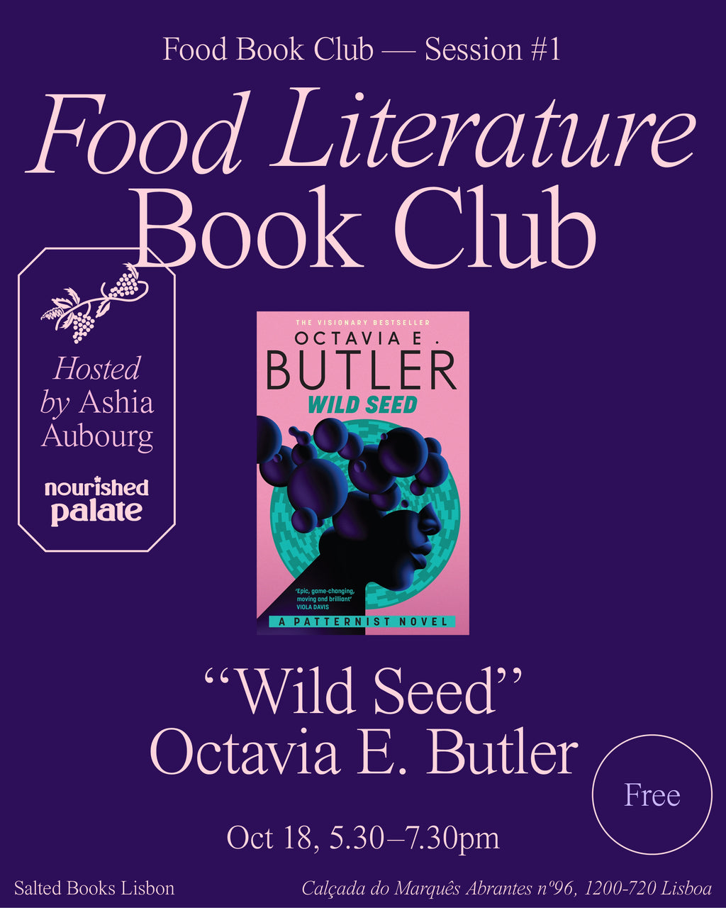 Food Literature Book Club - Session #1