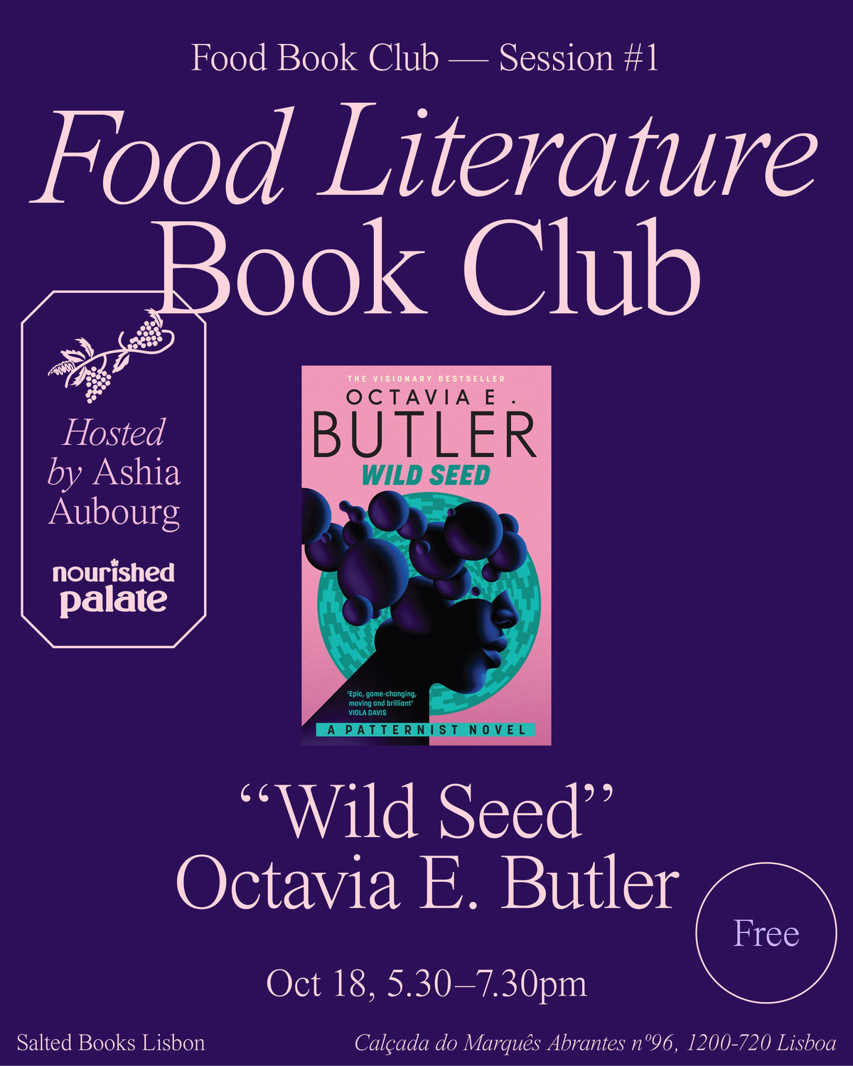 Food Literature Book Club - Session #1