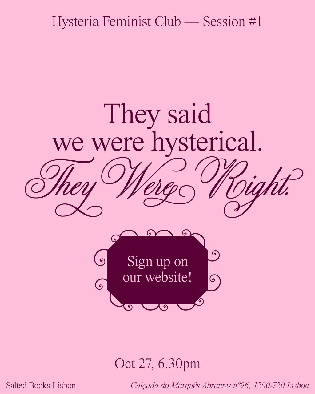 Hysteria — Session #1