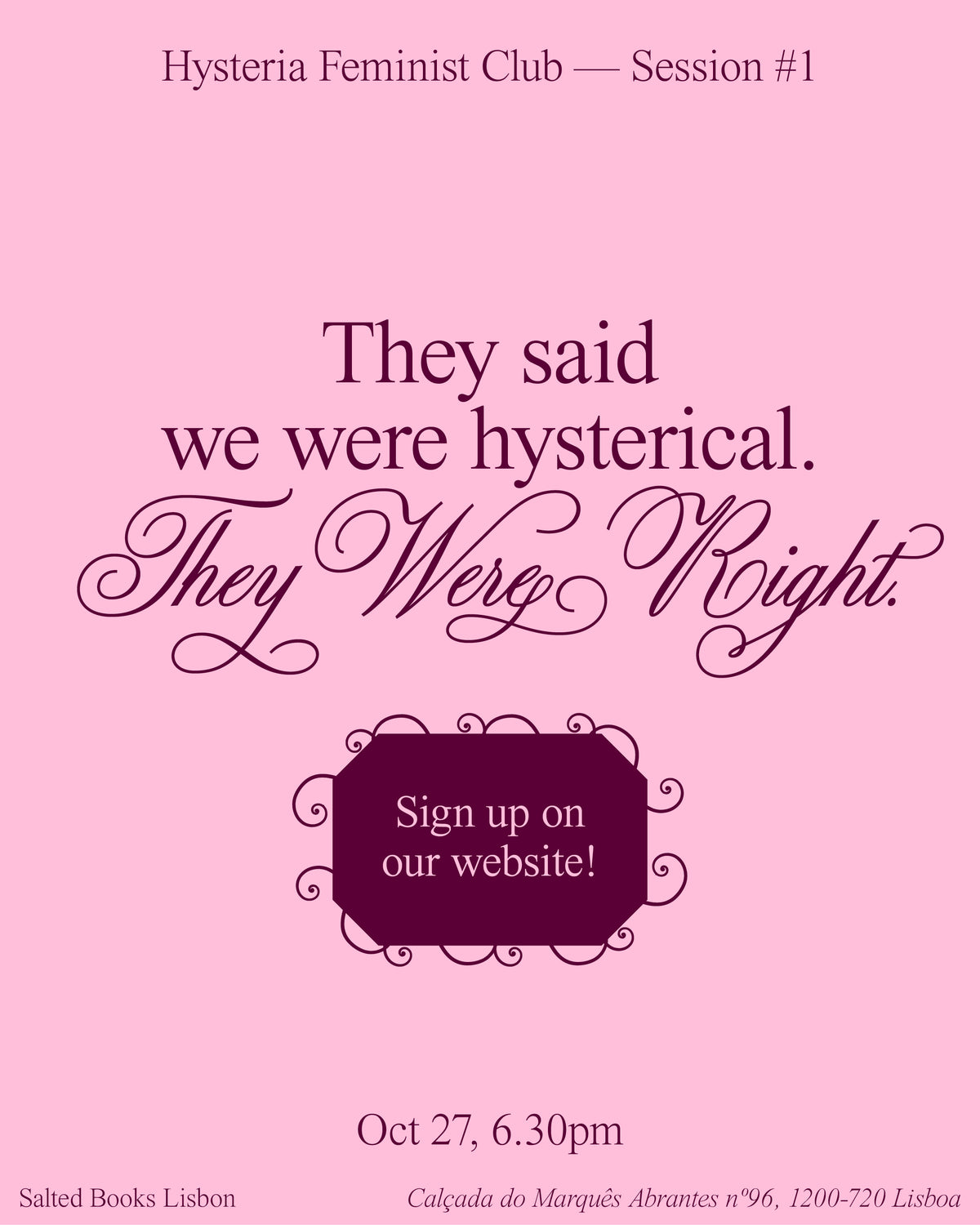 Hysteria — Session #1