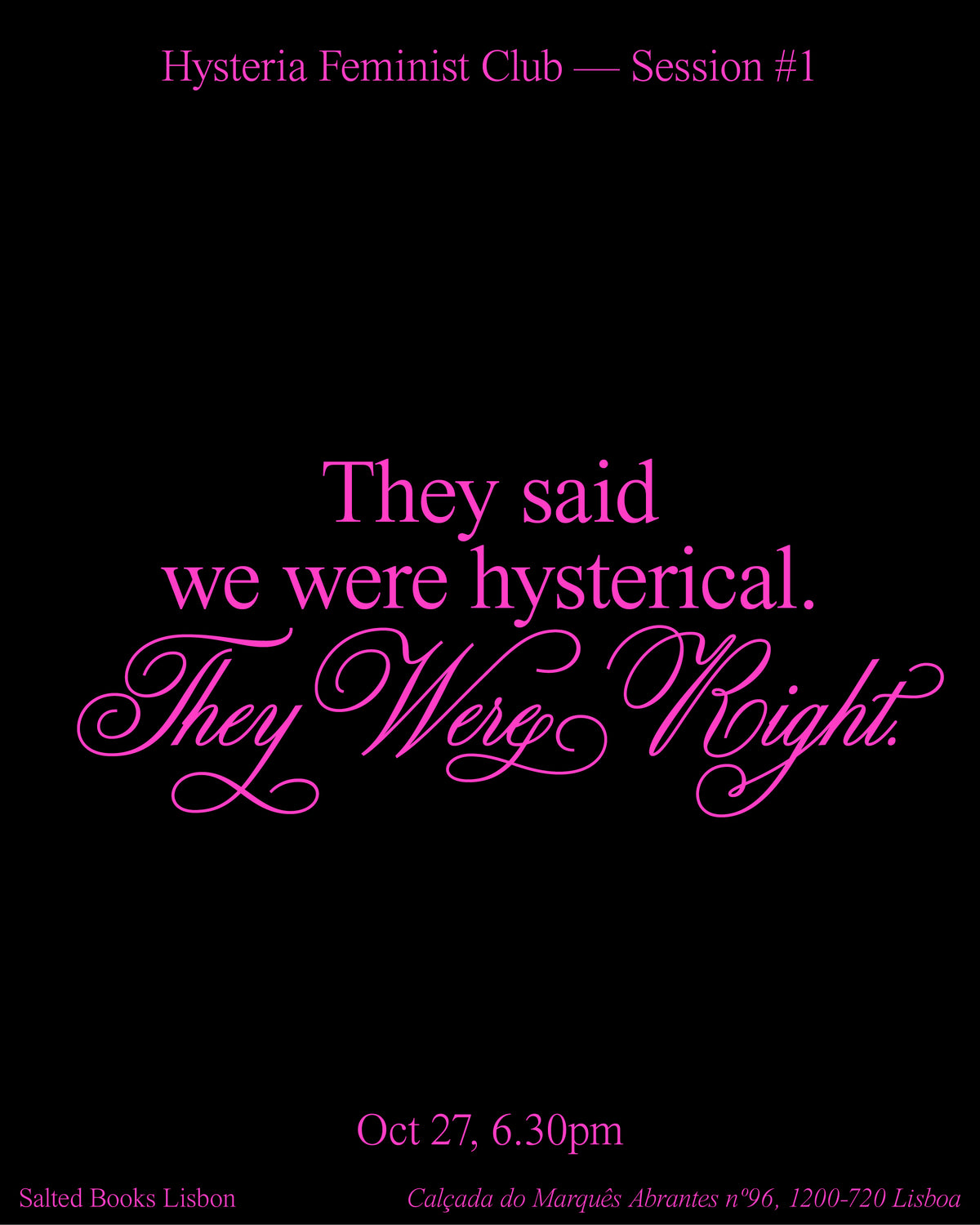 Hysteria — Session #1