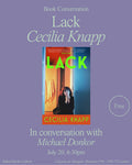Lack — Book Author Conversation