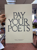Poster Pay Your Poets