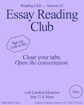 Essay Reading Club Session #2