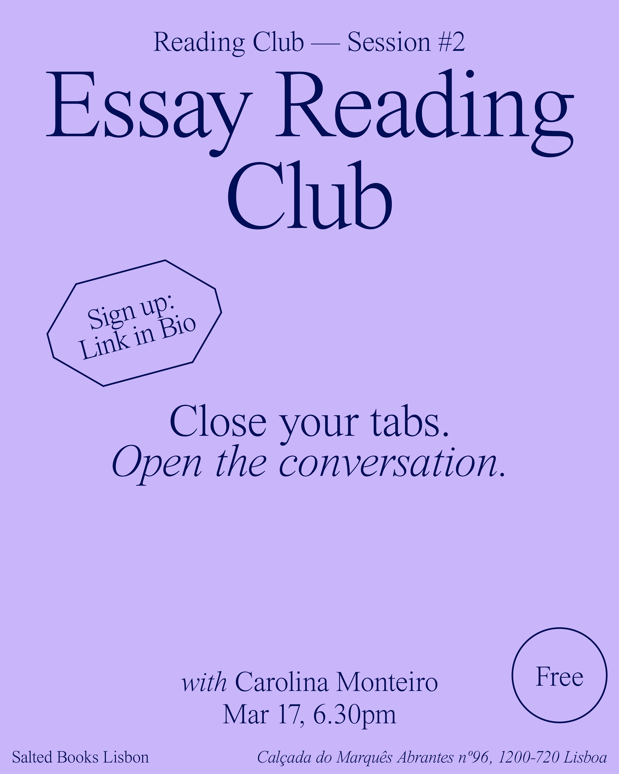 Essay Reading Club Session #2