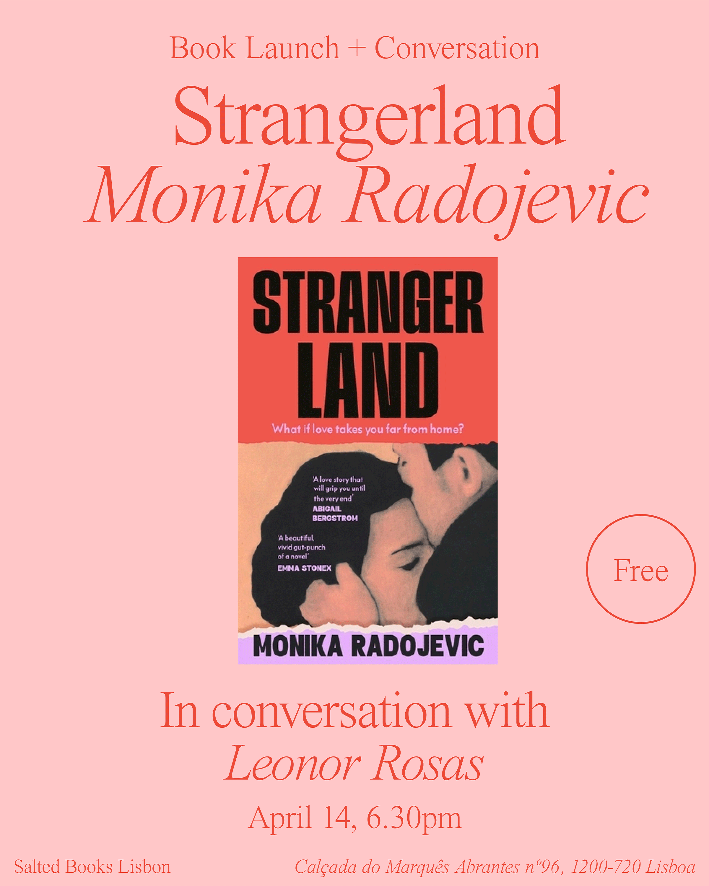 Book Launch + Conversation — Strangerland