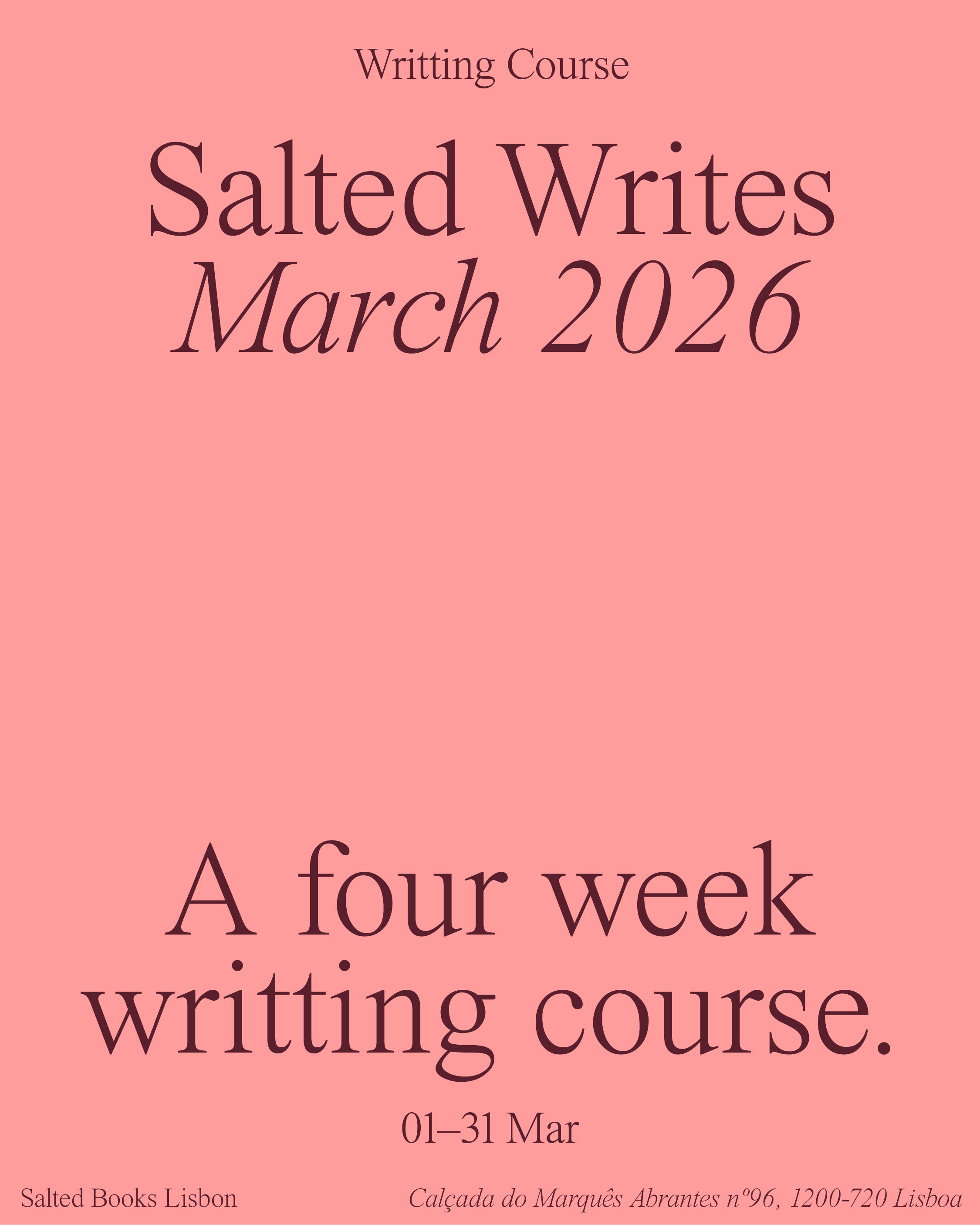 Salted Writes March 2026
