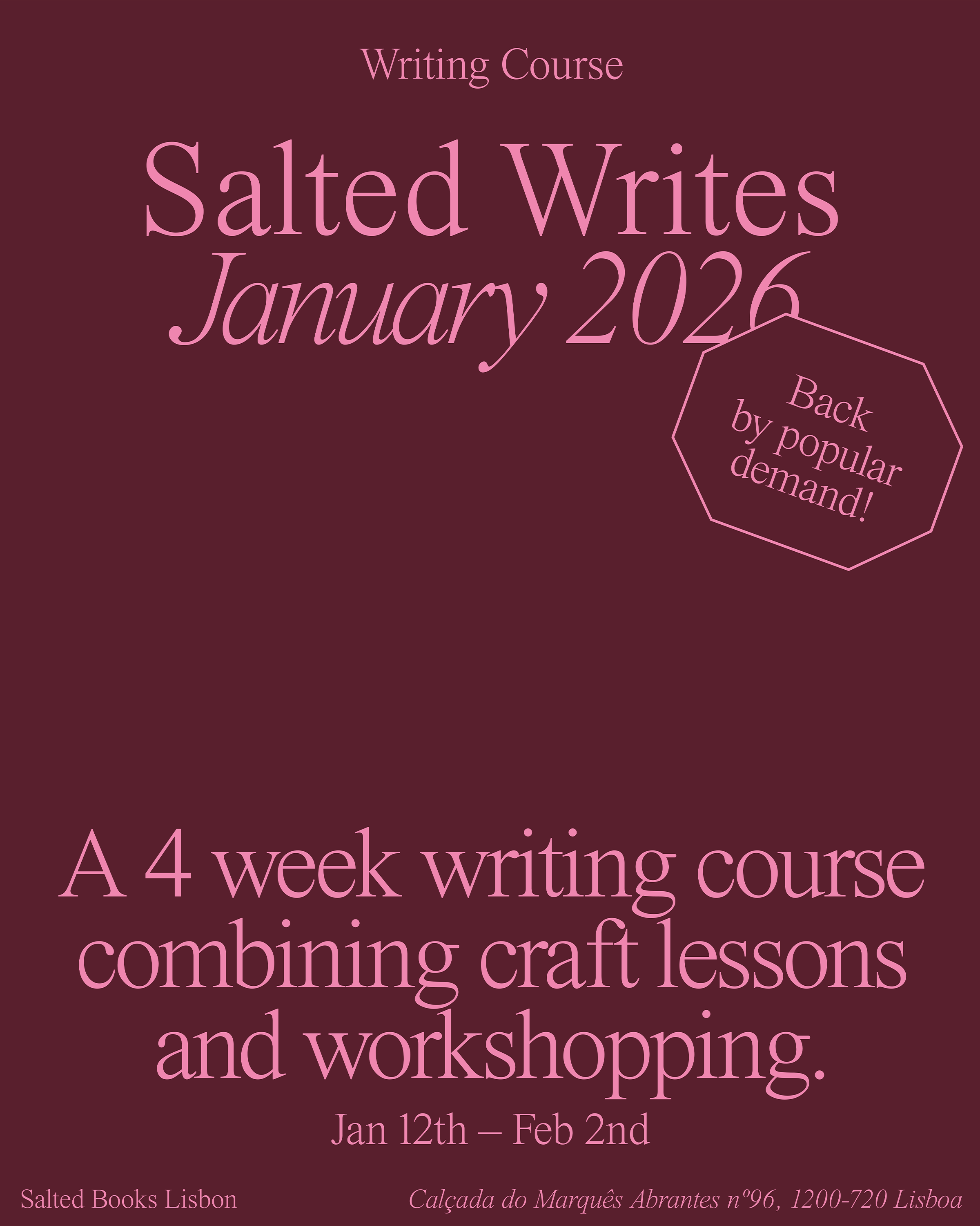 Salted Writes January 2026