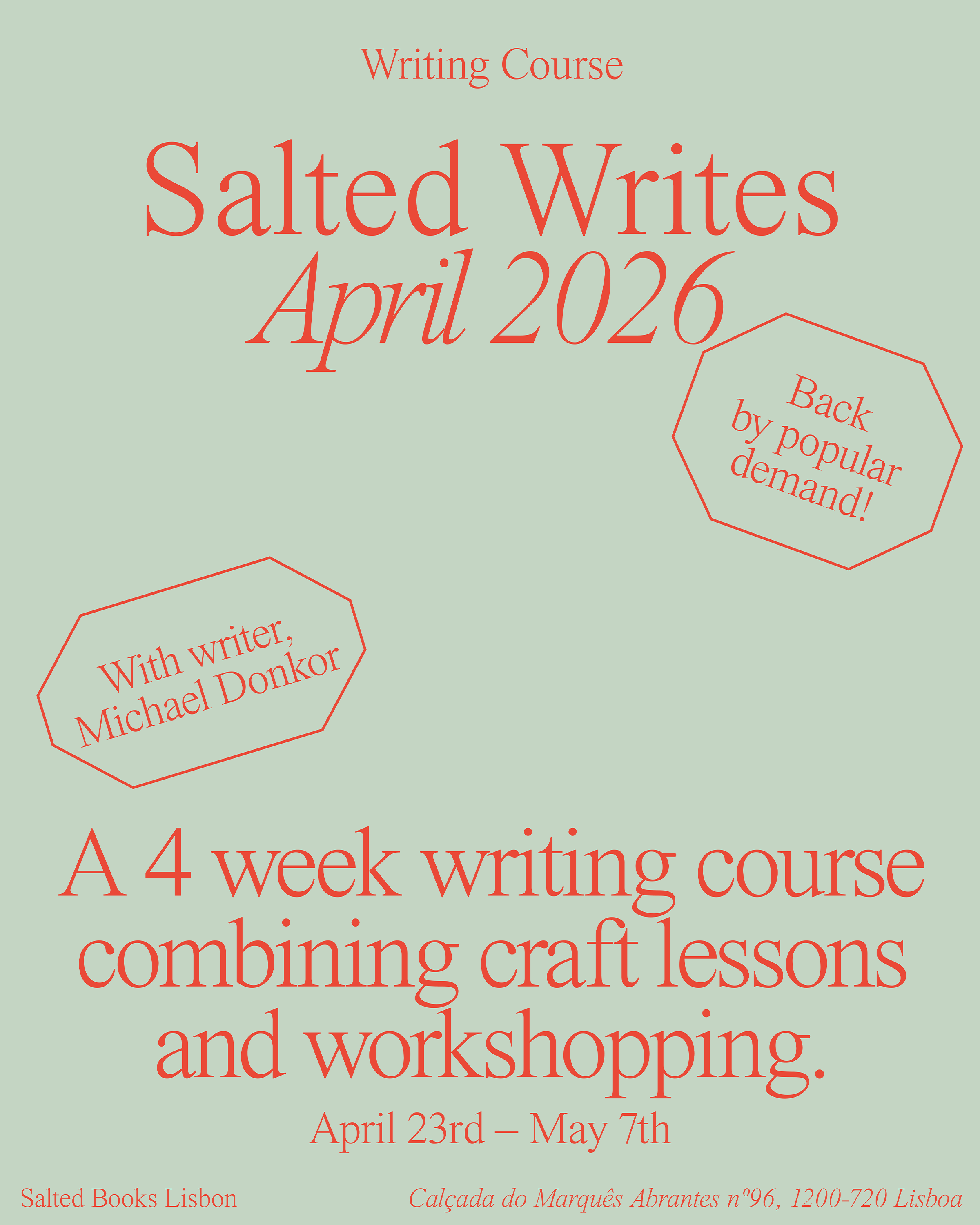Salted Writes April 2026