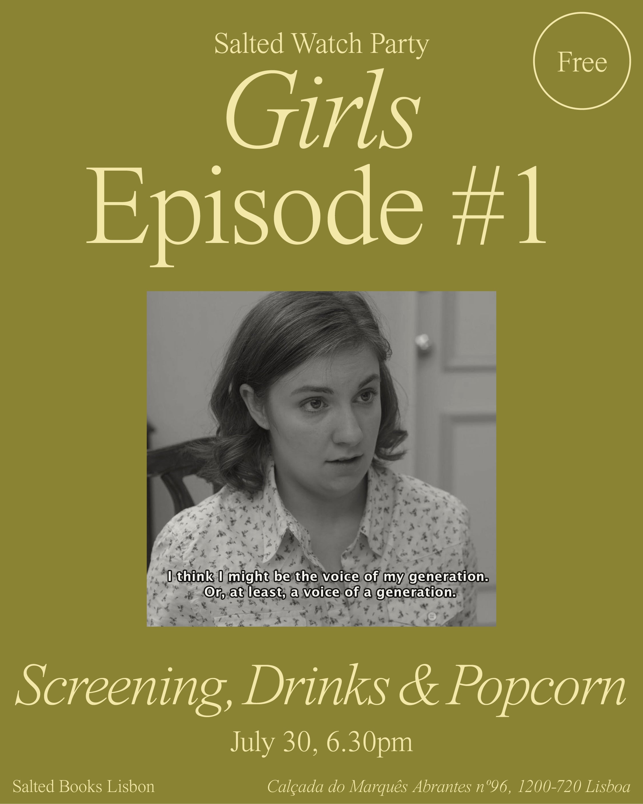 Girls Episode #1 — Watch Party