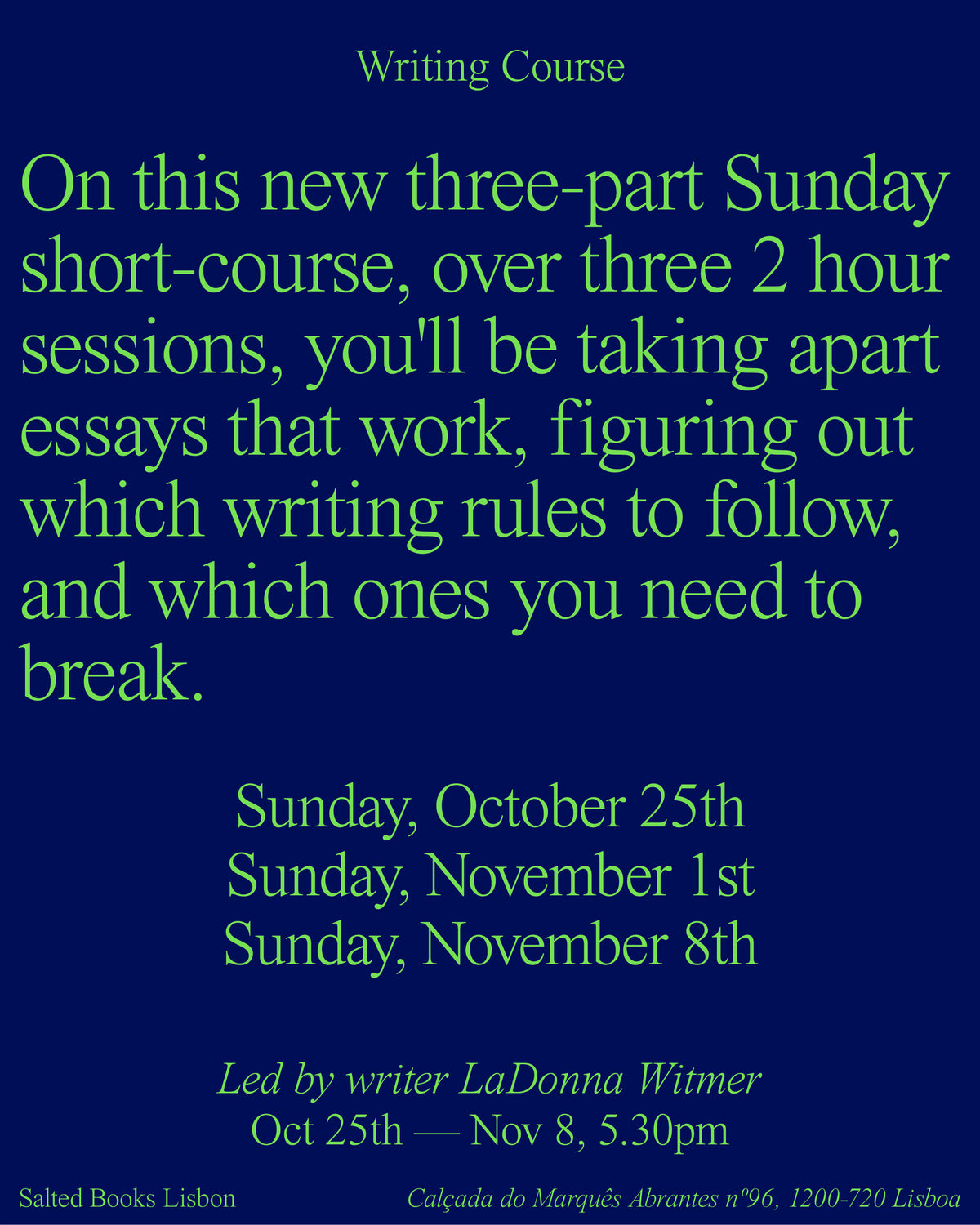 Assay the Essay — Writing Short-Course