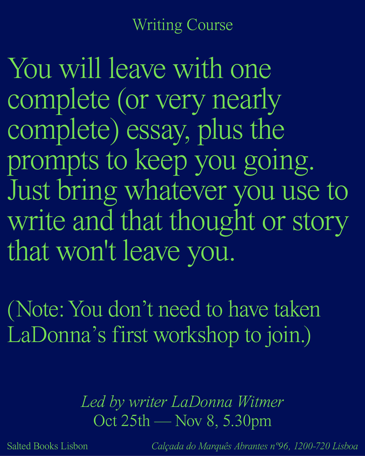 Assay the Essay — Writing Short-Course